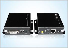  工業(yè)級HDBaseT  DVI KVM+IR單網(wǎng)延長器EX43